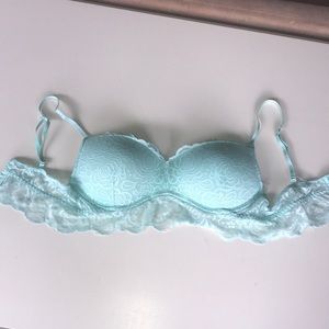 Teal festival lace bralette 36 C